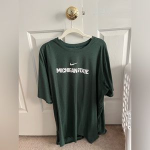 Nike Dri Fit Michigan STATE short sleeve